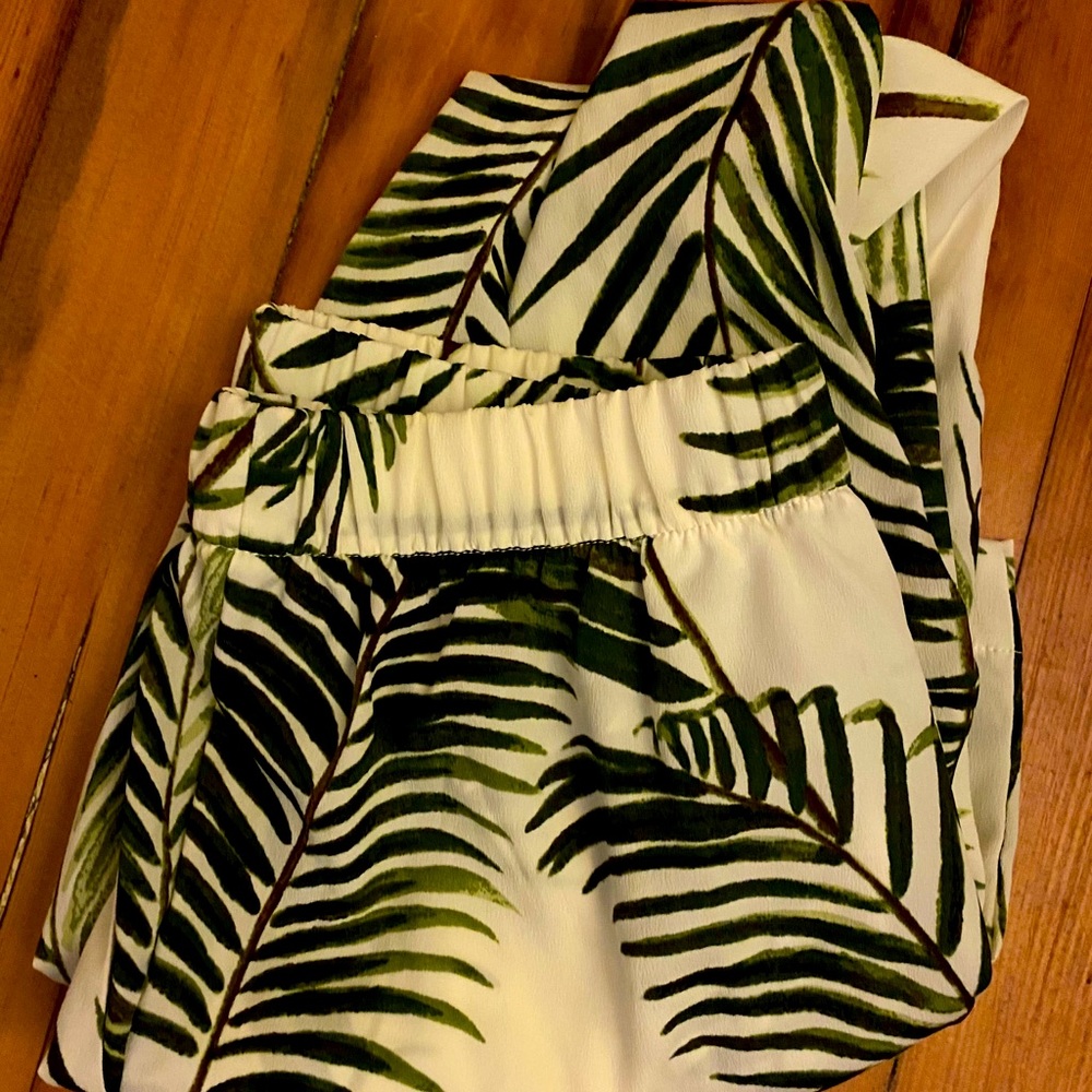 H&M Palm Flowy Pants